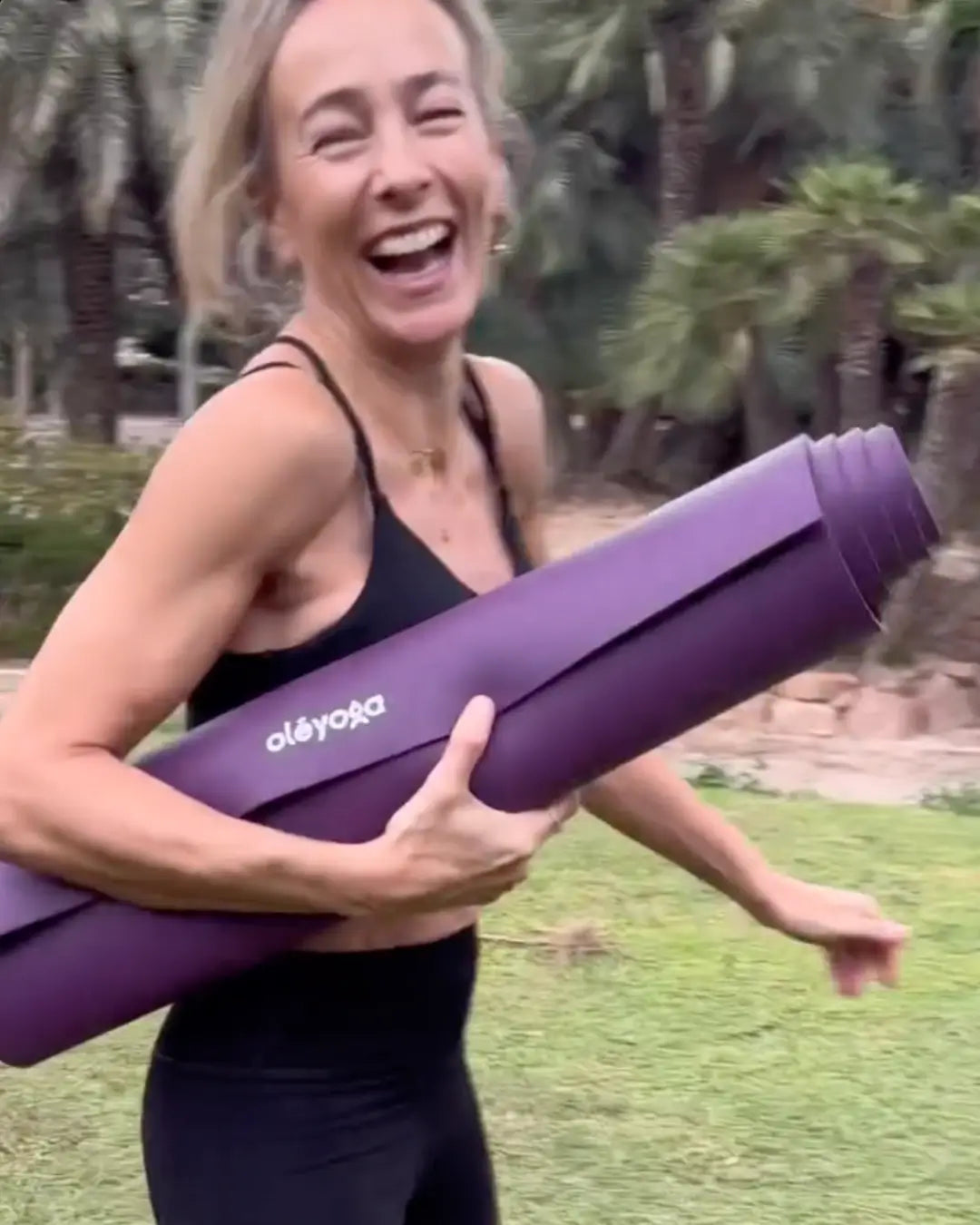 oléyoga × System Action — esterilla de yoga Eco Daily Deep Purple
