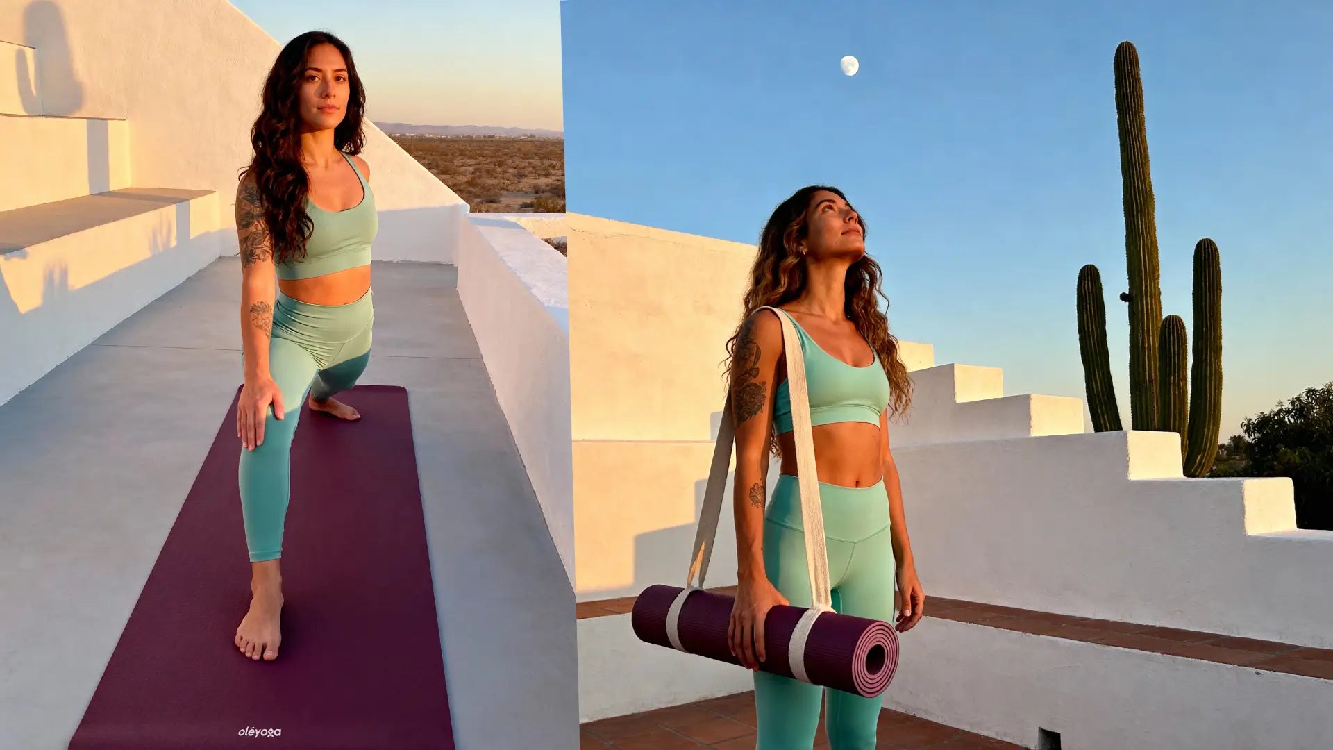 How long does a natural rubber yoga mat last?