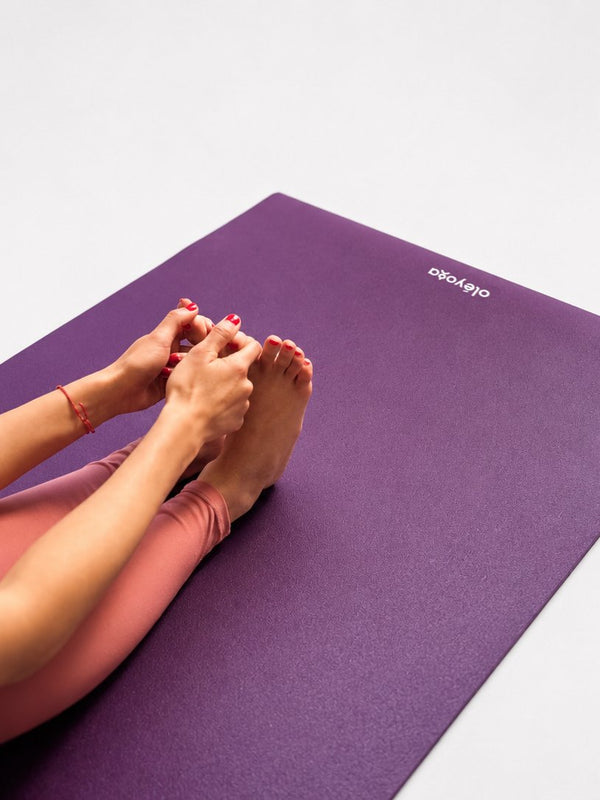 Plastic-free performance: 100% rubber, non-slip GoalGrip™ and 185 × 65 cm for practitioners of every level